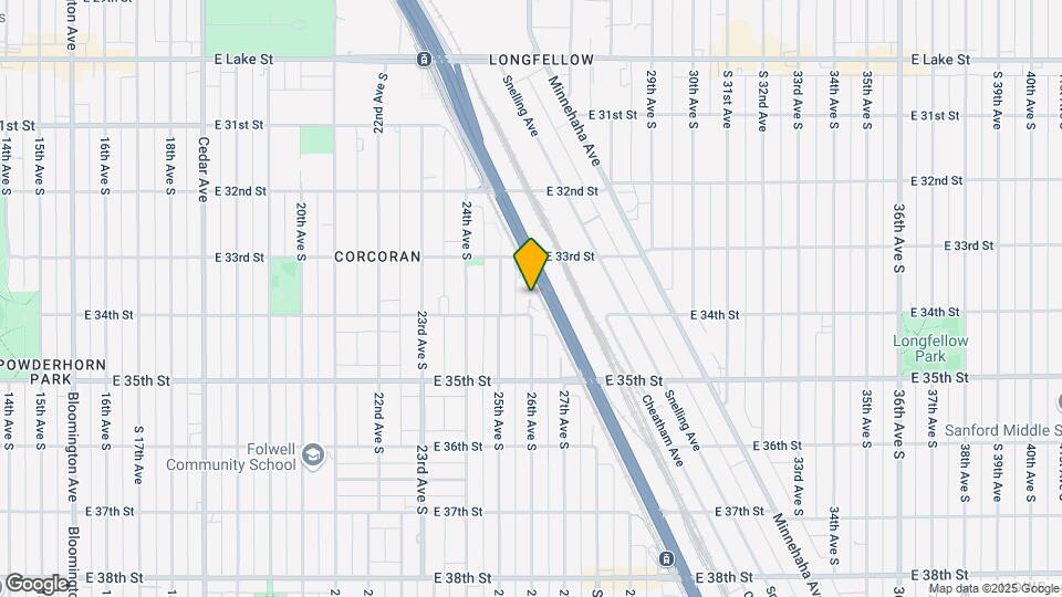 2530 E 34th St, Unit XXX Map and Location Details