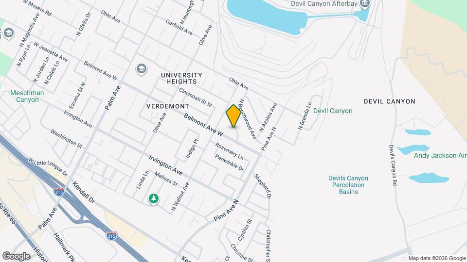 6310 N Wisteria Ave Map and Location Details