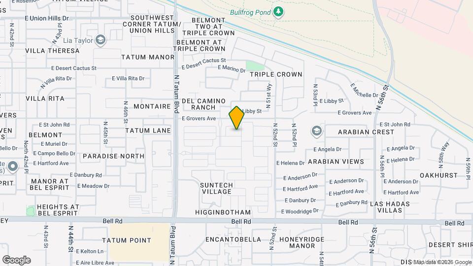 5028 E Shady Glen Ave Map and Location Details