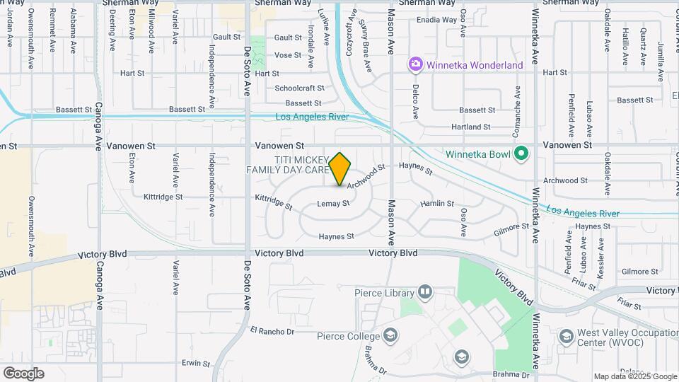 20622 Archwood St Map and Location Details