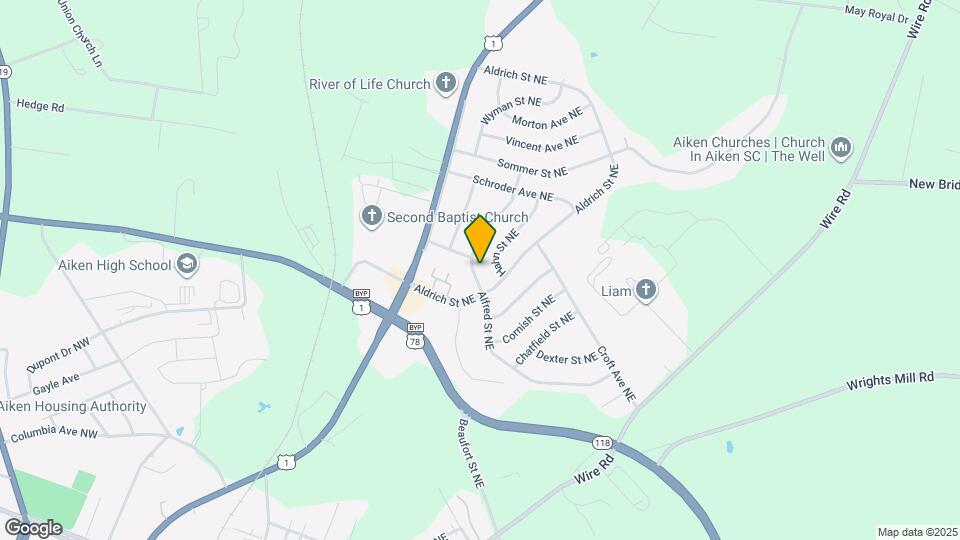 1126 Alfred St NE Map and Location Details