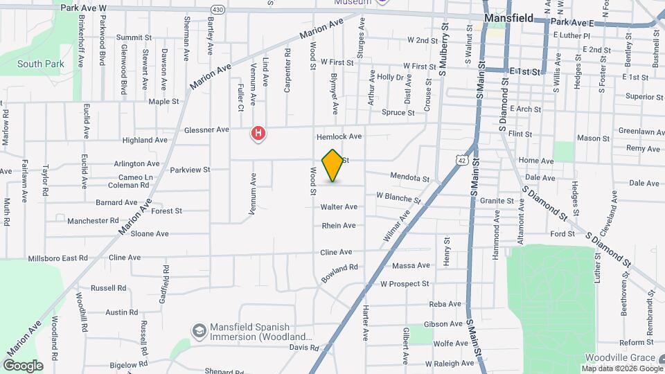 241 Richland Ave Map and Location Details