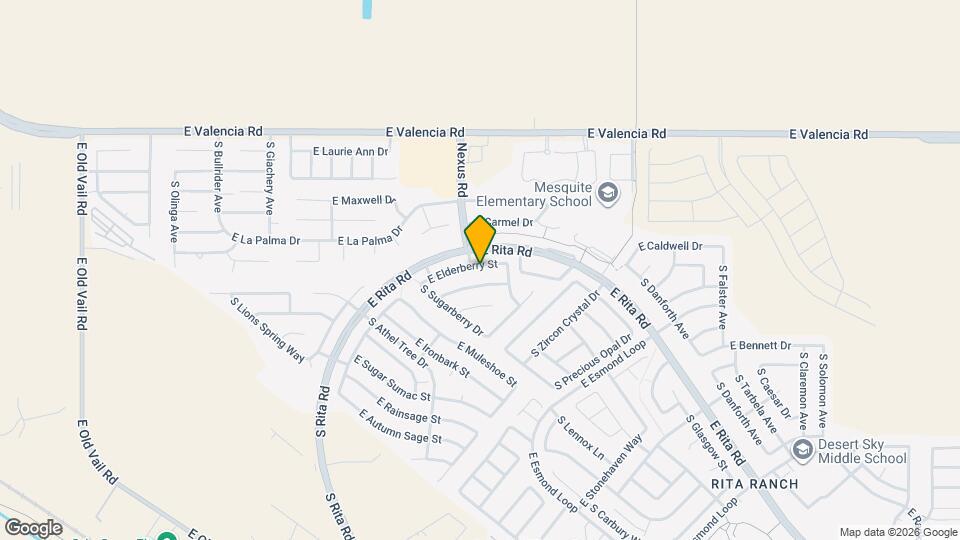 9186 E Elderberry St Map and Location Details