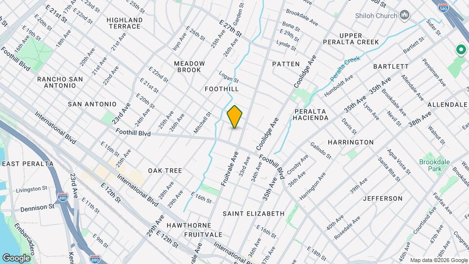 2046 Rutherford St Map and Location Details