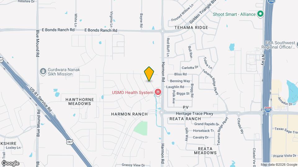 9821 Nolina Rd Map and Location Details