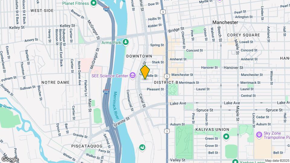 125 W Merrimack St Map and Location Details