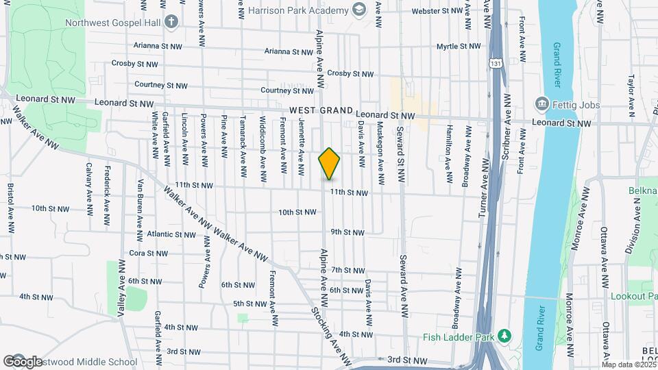1008 Alpine Ave NW, Unit 1 Map and Location Details