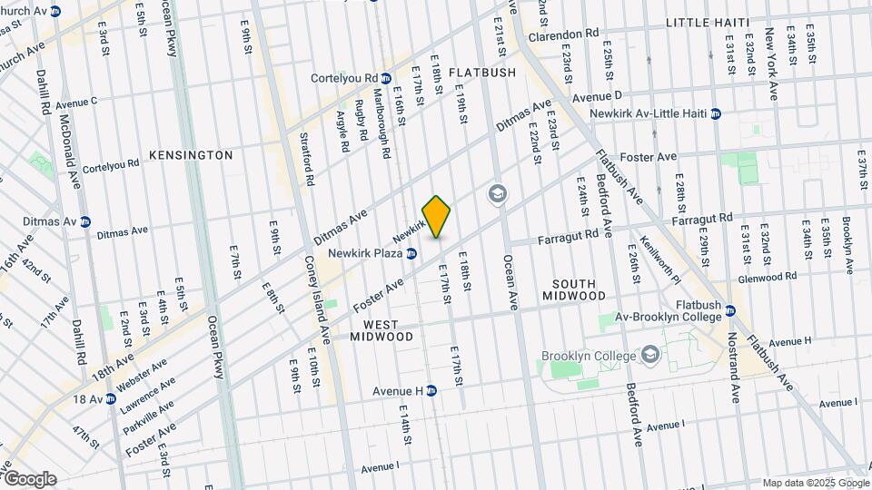 624 E 17th St Mapa y Detalles de la Ubicación