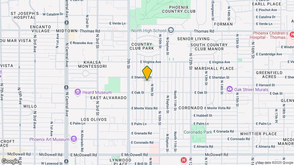 2331 N Richland St Map and Location Details
