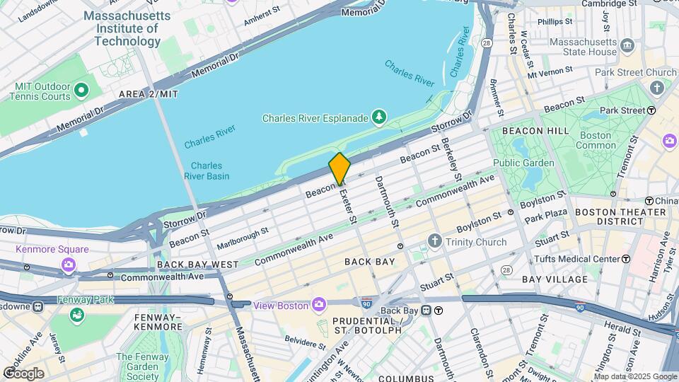 3 Exeter St, Unit #310 Map and Location Details
