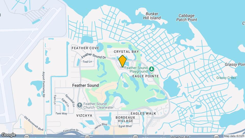 2400 Feather Sound Dr Apt 421, Unit #421 Map and Location Details