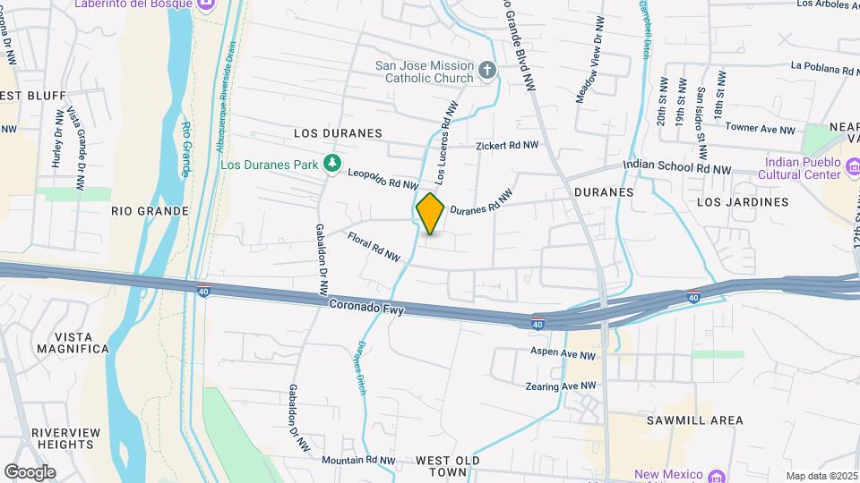 2821 Socorro St NW Mapa y Detalles de la Ubicación