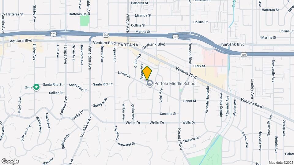 5335 Rhea Ave Map and Location Details