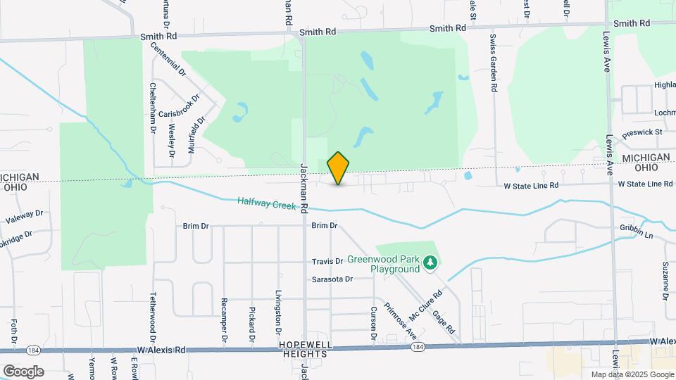 1601 Brooke Park Dr Map and Location Details