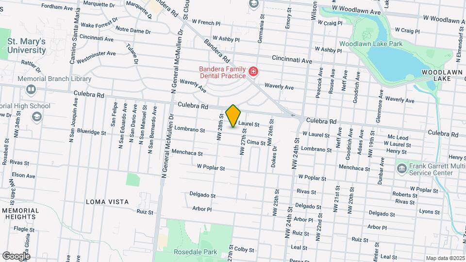 2723 Lombrano St Map and Location Details