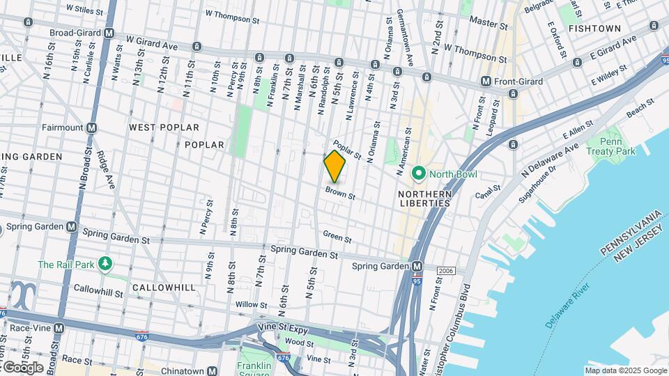 800 N Lawrence St, Unit D Map and Location Details