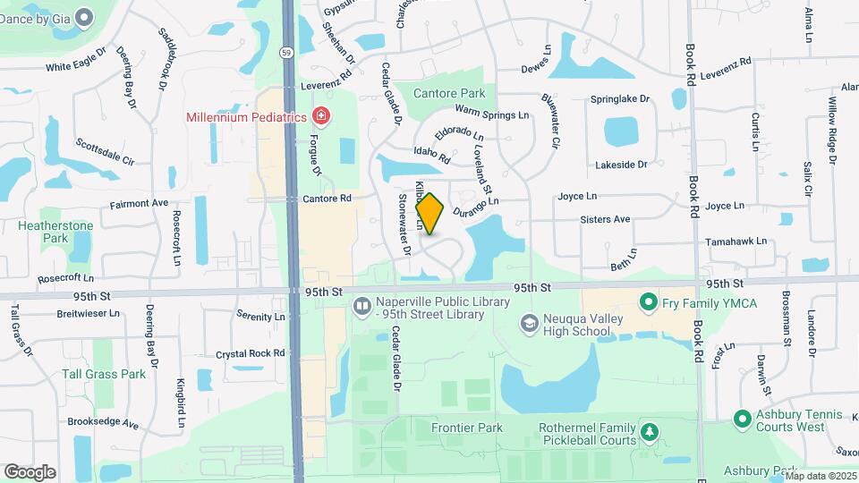 Glenmuir of Naperville Apartments Map and Location Details