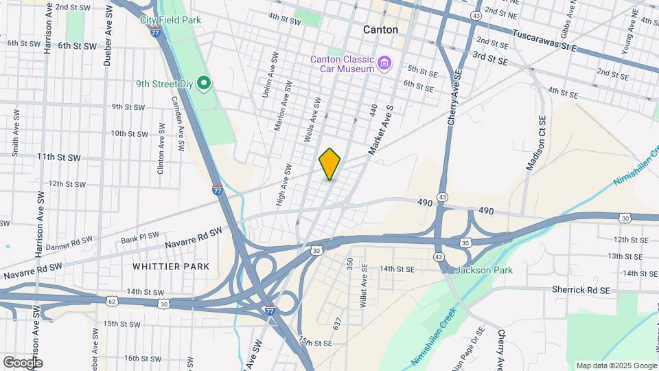 1107 Cleveland Ave SW Map and Location Details