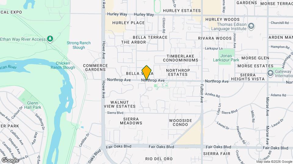 888 Woodside Ln E Map and Location Details