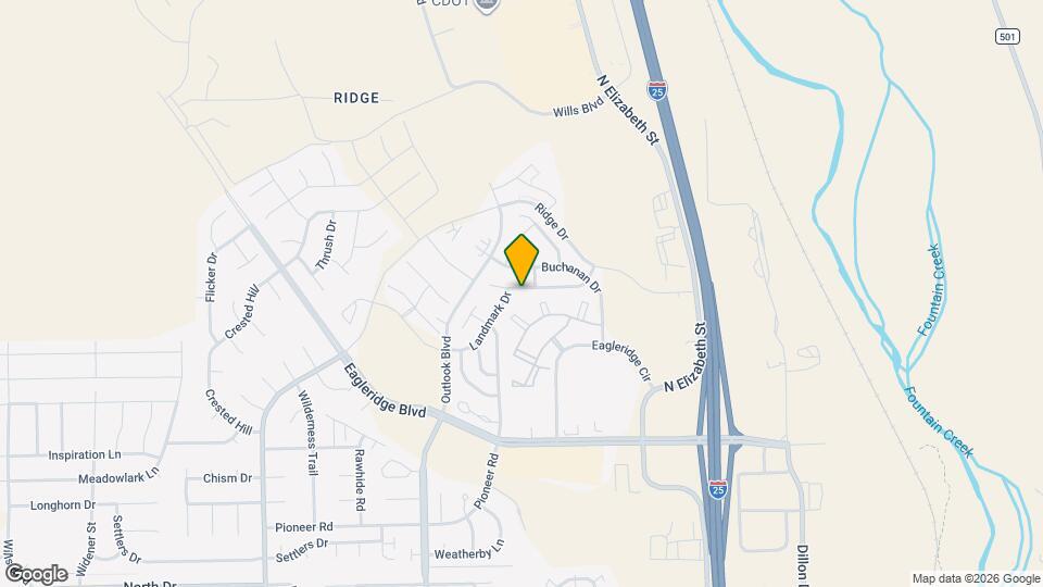 1116 Silverqueen Rd Map and Location Details