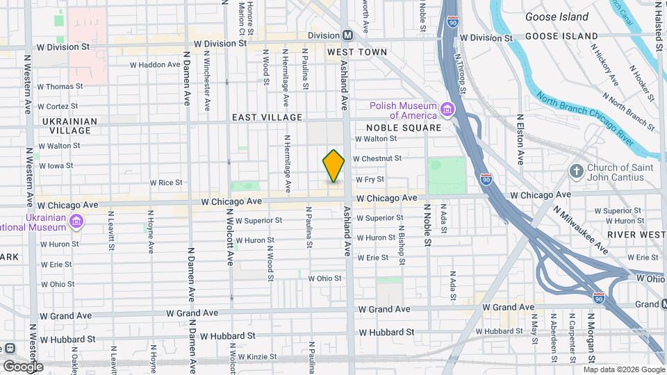 815 N Marshfield Ave Map and Location Details
