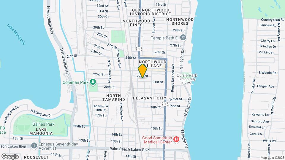 531 21st St Map and Location Details