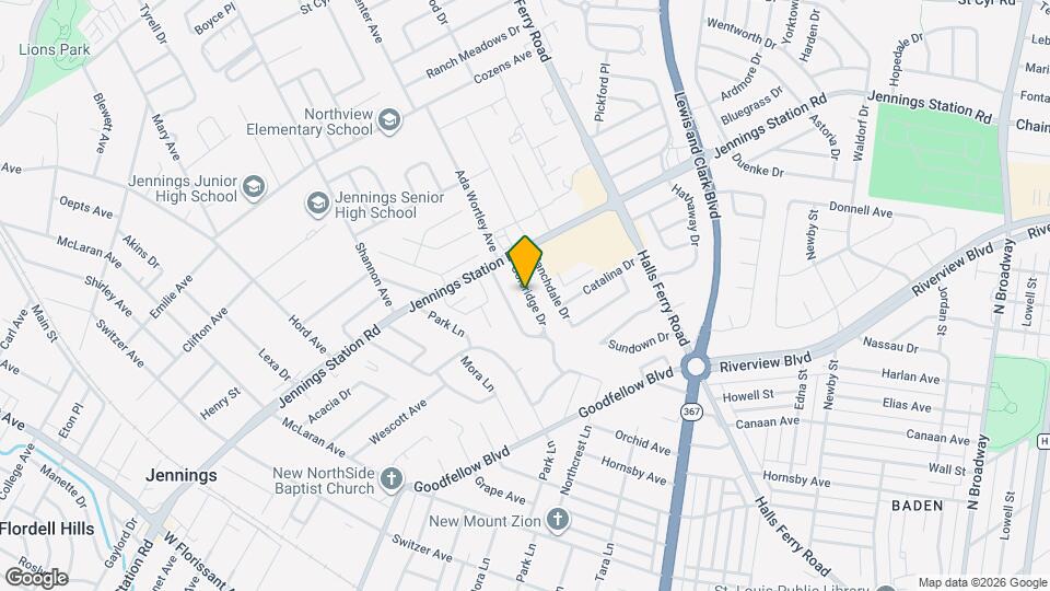 2056 Coleridge Dr Map and Location Details