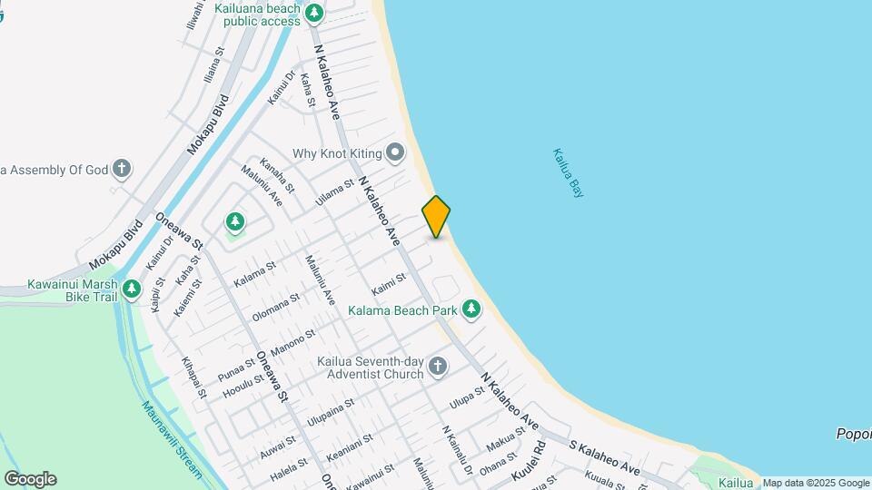 420 N Kalaheo Ave Map and Location Details