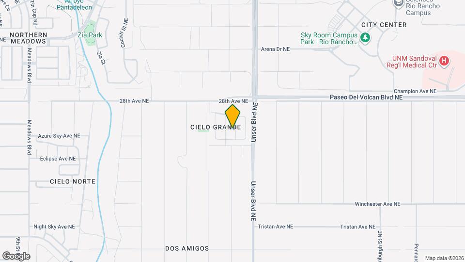 2819 Solano Del Sol Dr NE Map and Location Details