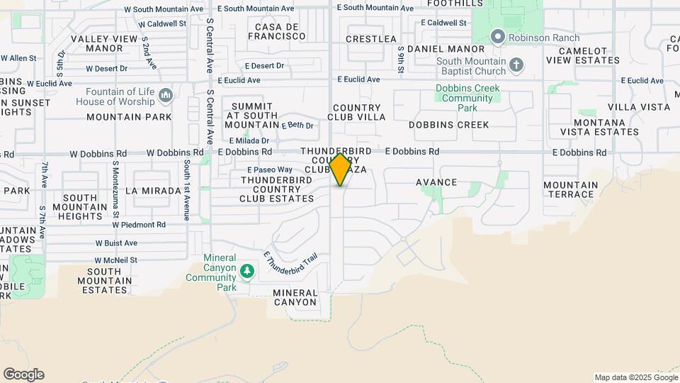9414 S 7th Pl Map and Location Details