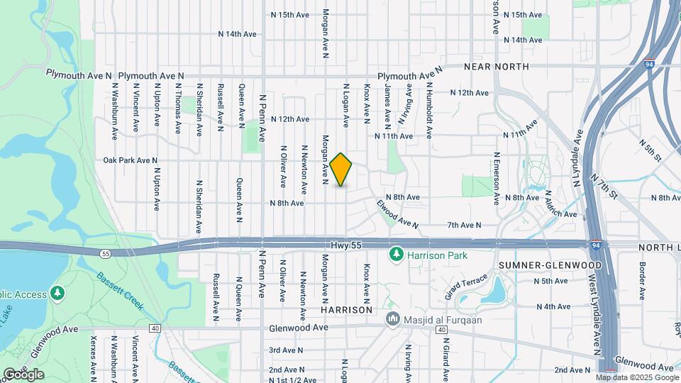 815 N Logan Ave Map and Location Details