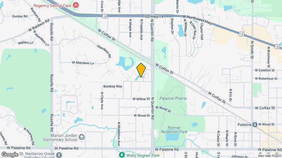 406 N Cambridge Dr Map and Location Details