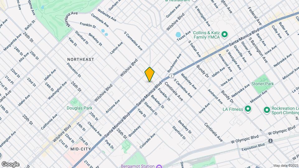 1336 Franklin St Map and Location Details
