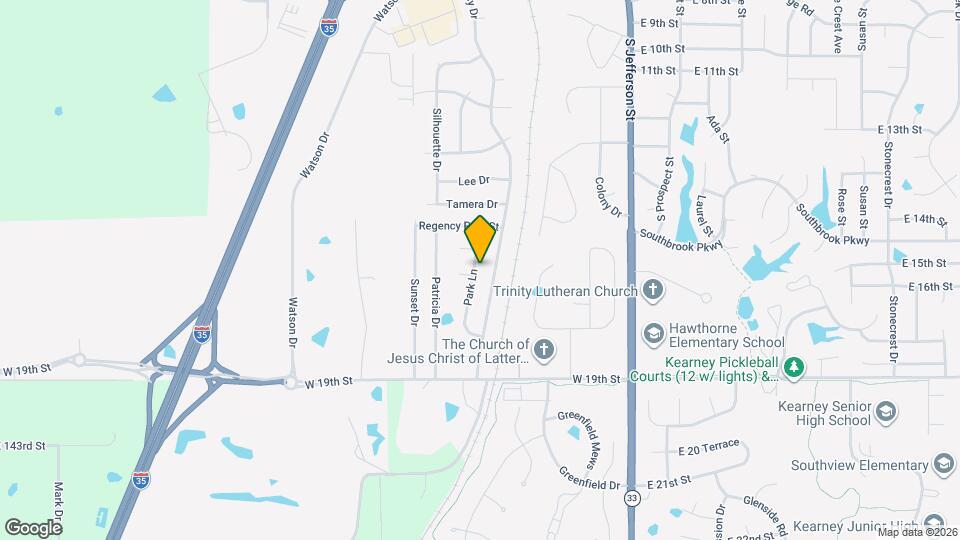 1701 Park Ln Map and Location Details