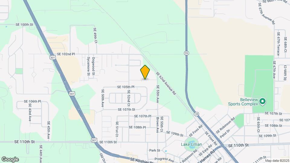 10456 SE 54th Ct Map and Location Details