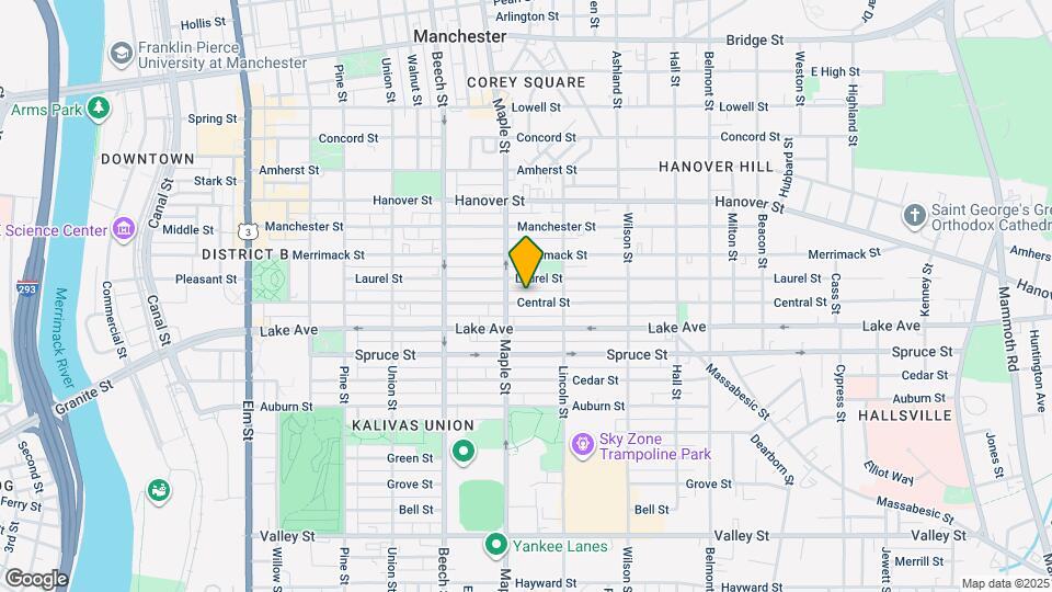 322 Central St Map and Location Details