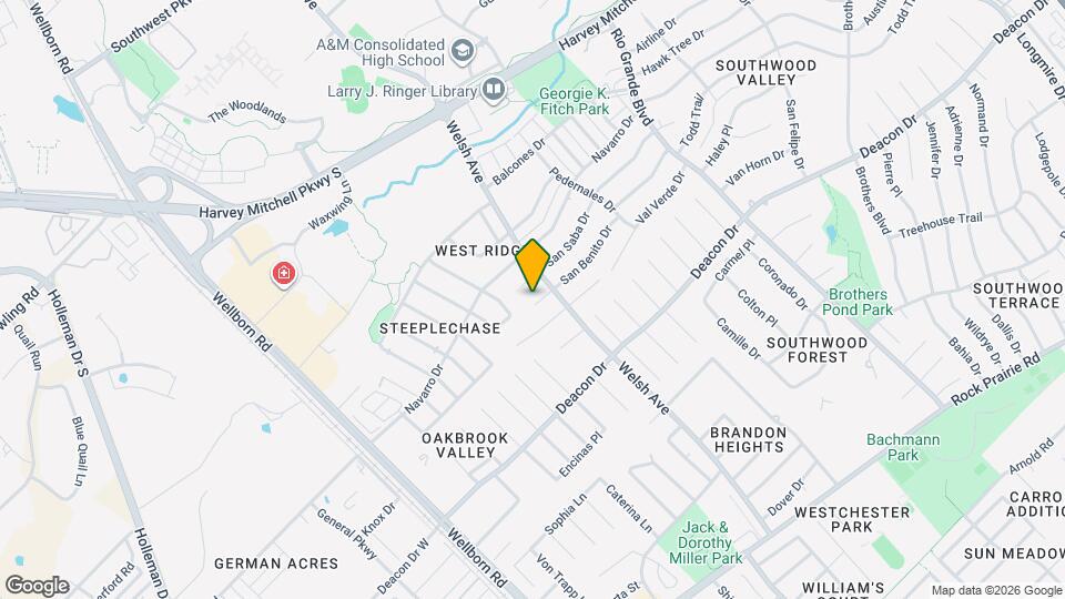 605 San Benito Ct Map and Location Details