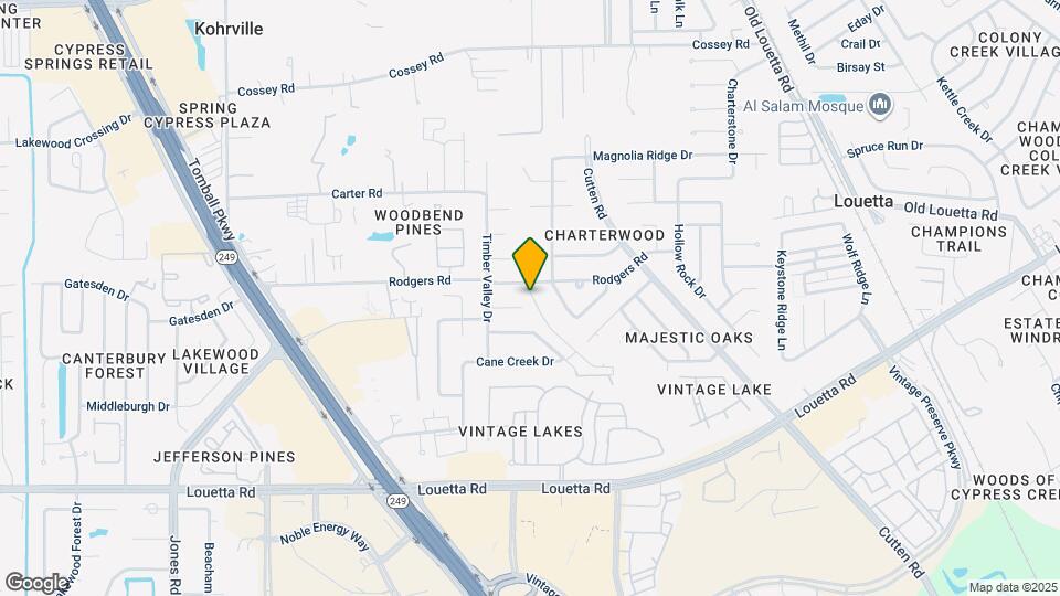 9806 Tassel Brook Dr Map and Location Details