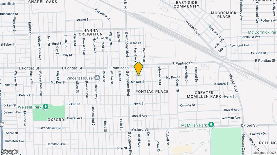 2809 Euclid Ave Map and Location Details