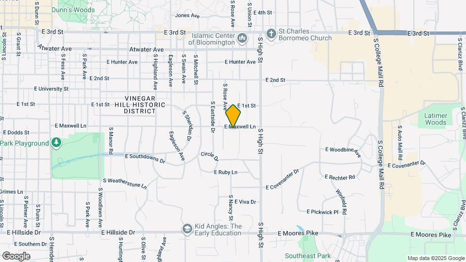 1802 E Maxwell Ln Mapa y Detalles de la Ubicación