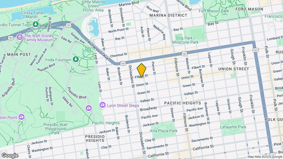 2937 Scott St Map and Location Details