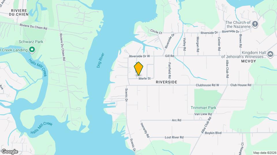 3371 Park St Map and Location Details