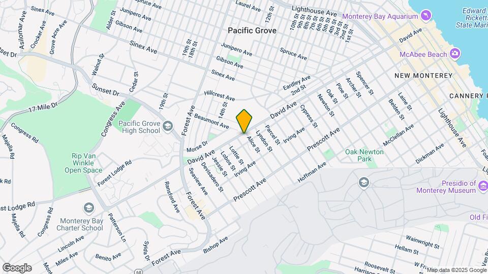 889 Alice St Mapa y Detalles de la Ubicación