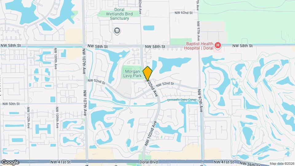 5243 NW 102nd Ct Map and Location Details