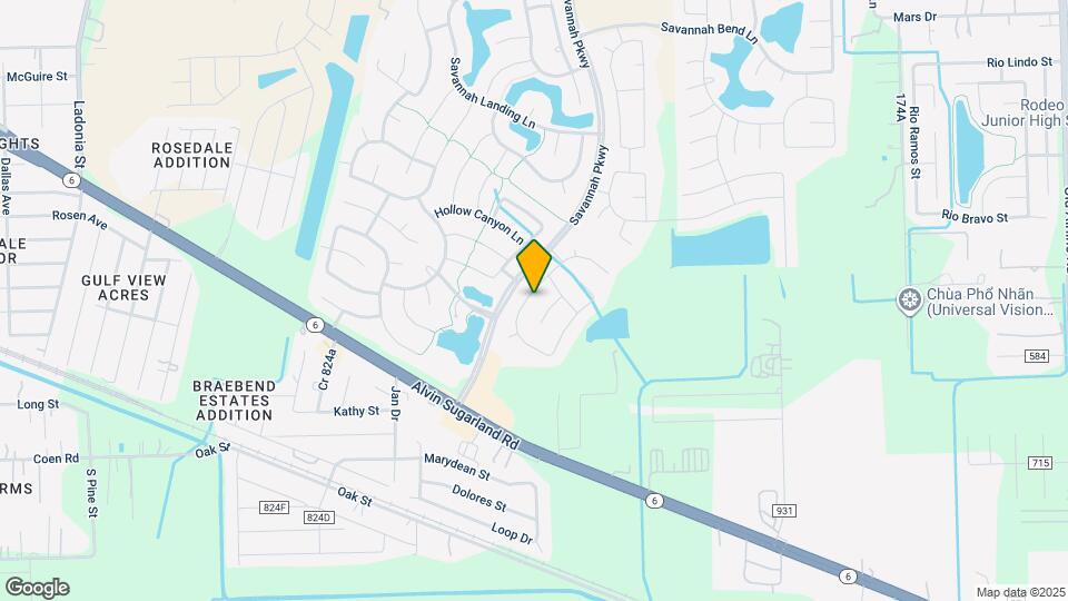 5717 Montclair Hill Ln Map and Location Details