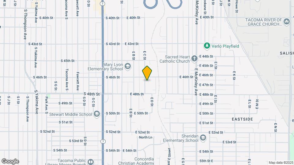 4609 E C St Map and Location Details