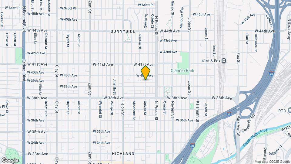 3920 Quivas St Map and Location Details