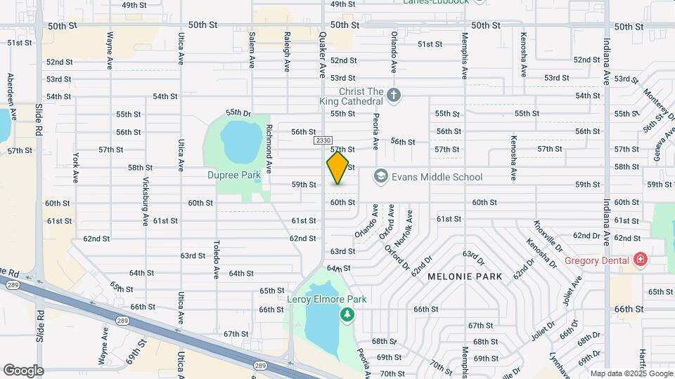 4311 59th St Mapa y Detalles de la Ubicación