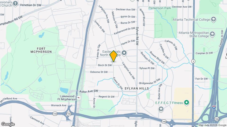 Room in House on Evans Dr SW Map and Location Details