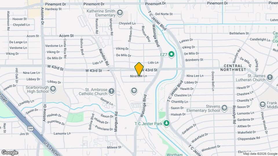 4513 Nina Lee Ln Map and Location Details